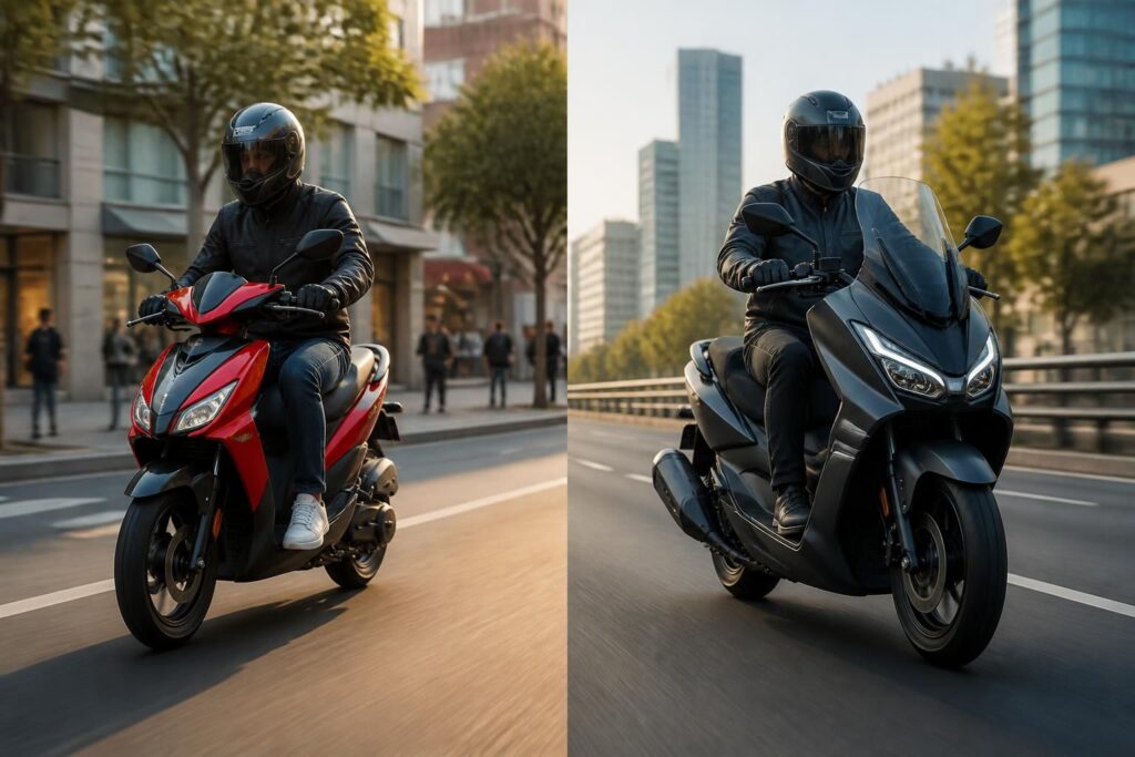 Scooter 50 ou 125 : lequel choisir pour ses trajets quotidiens