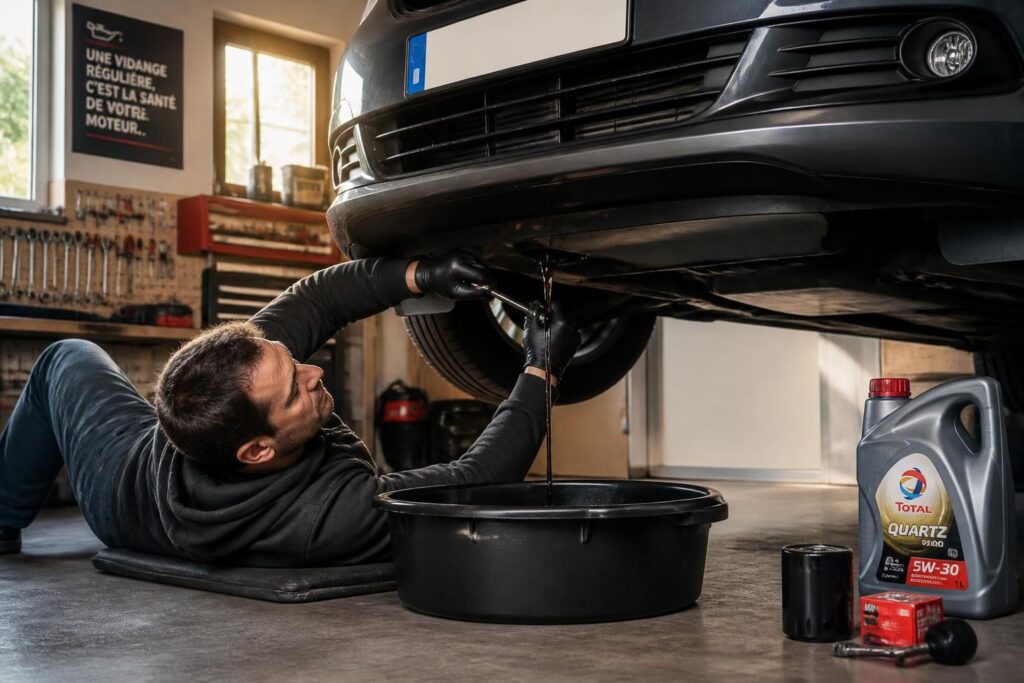 Vidange auto : à quelle fréquence et peut-on la faire soi-même