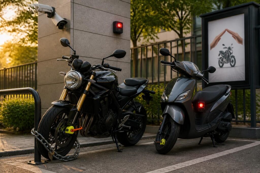Antivol et assurance vol pour moto et scooter : ce qui protège vraiment