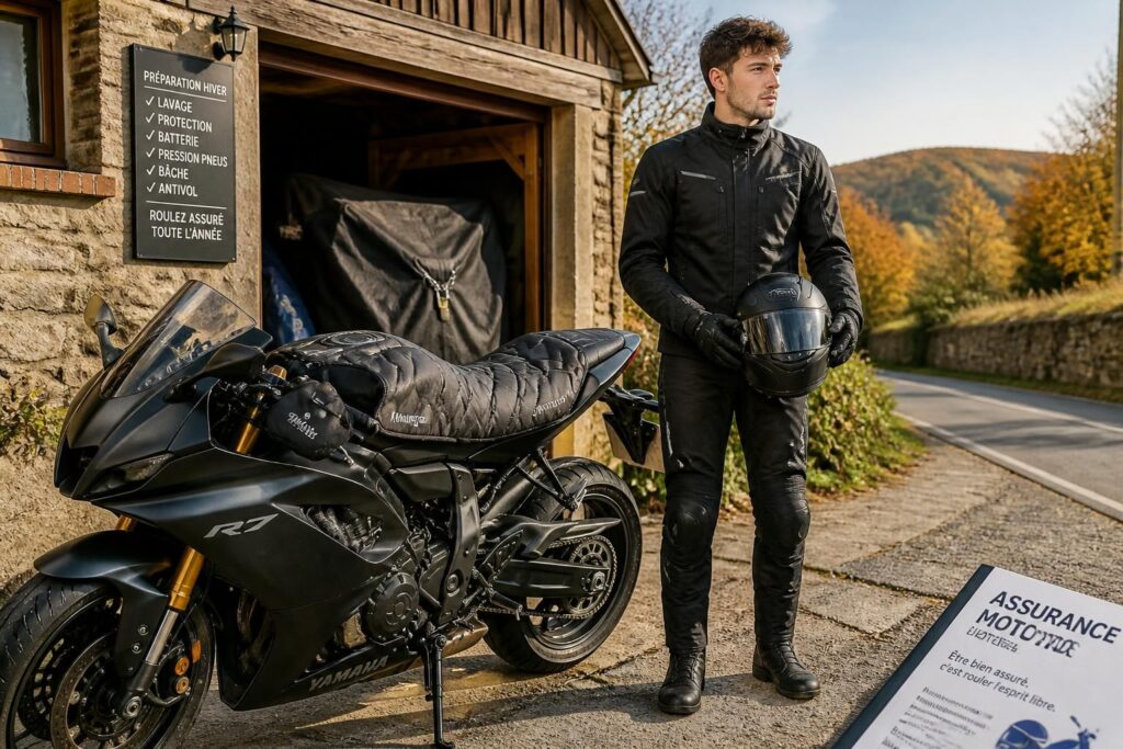 découvrez les meilleures formules d'assurance moto adaptées à vos besoins, conseils pour l'hivernage de votre deux-roues et informations essentielles pour les jeunes permis.