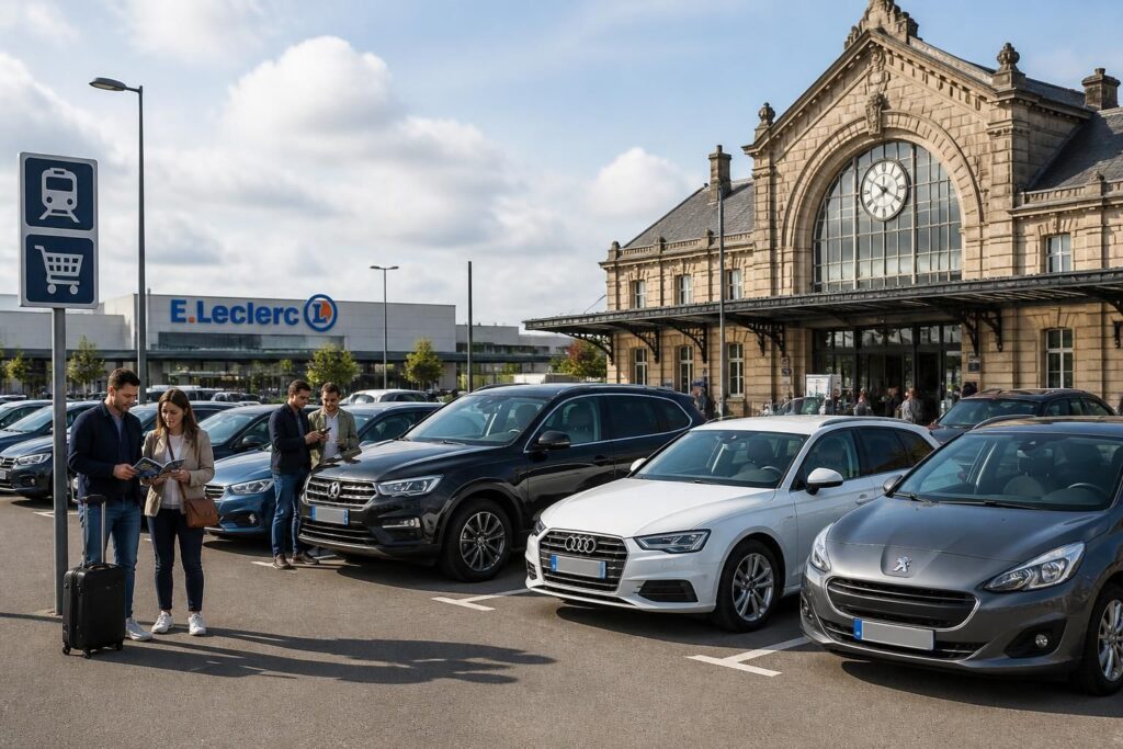 Location voiture Cherbourg : comparatif des meilleures offres près de la gare et du Leclerc
