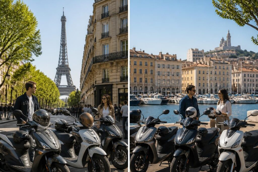 Scooter location longue durée à Paris et Marseille : ce qu’il faut savoir