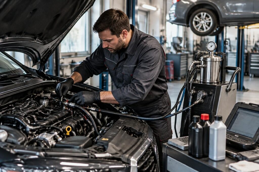 Nettoyage injecteur diesel : méthodes, prix et options sans démontage
